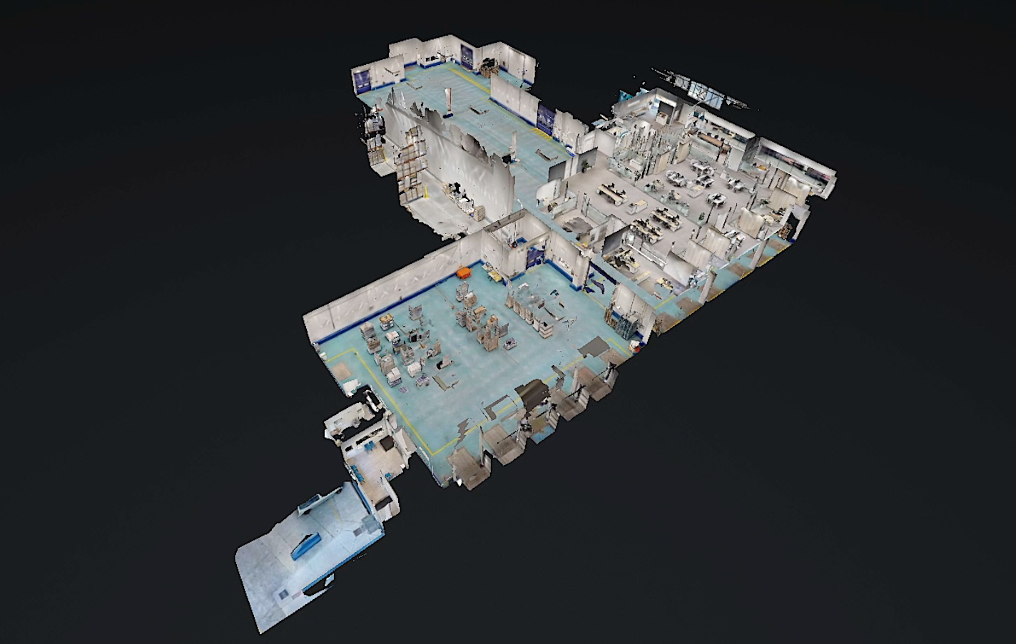 Imagen de superficie escaneada en 3D